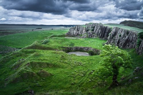 scotland hole sky