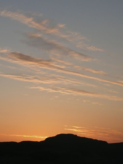 scotland mountains sky