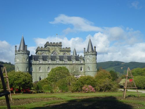 scotland castle landscape