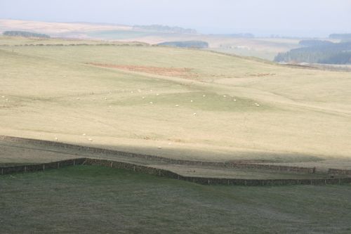 Scotland Wall Countryside Landscape