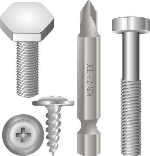 screw bolt metallic