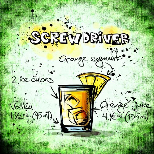 screwdriver cocktail drink