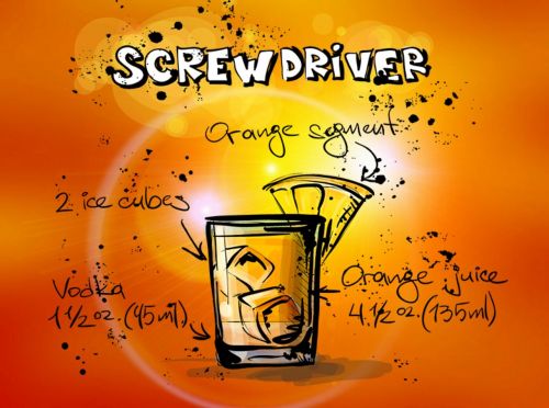 screwdriver cocktail drink