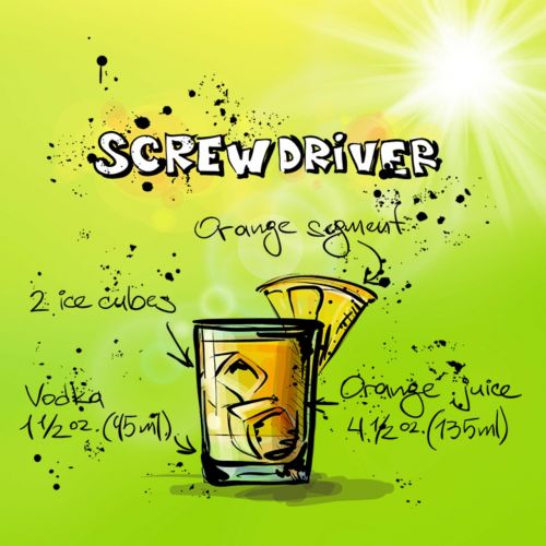 screwdriver cocktail drink