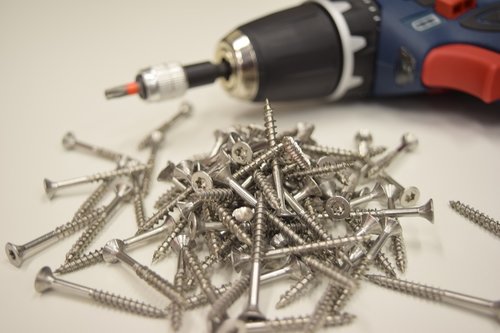screws  electric drill  tools