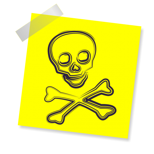 scull sign icon