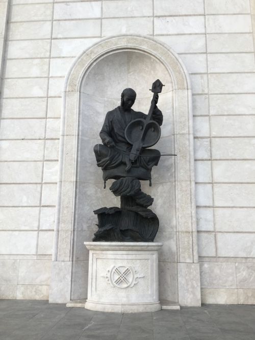 sculpture kazakhstan musician