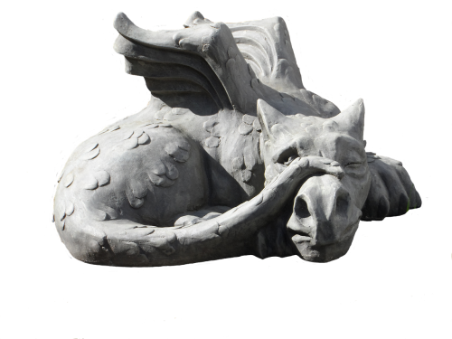 sculpture dragon lindwurm
