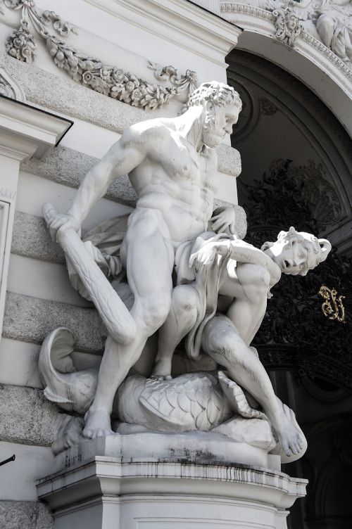 sculpture goliath barok