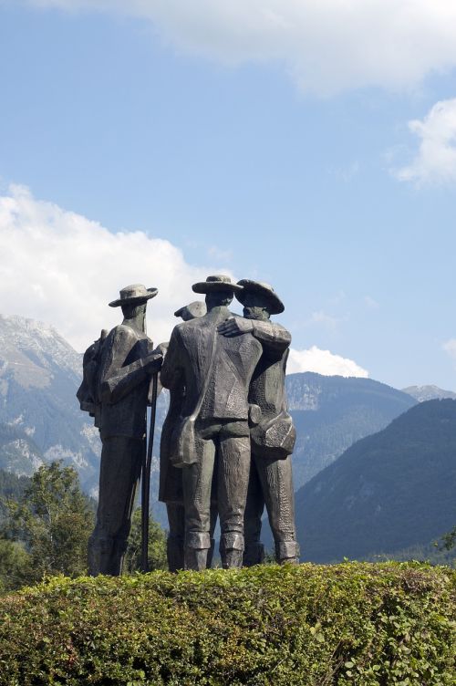 sculpture alpine alps