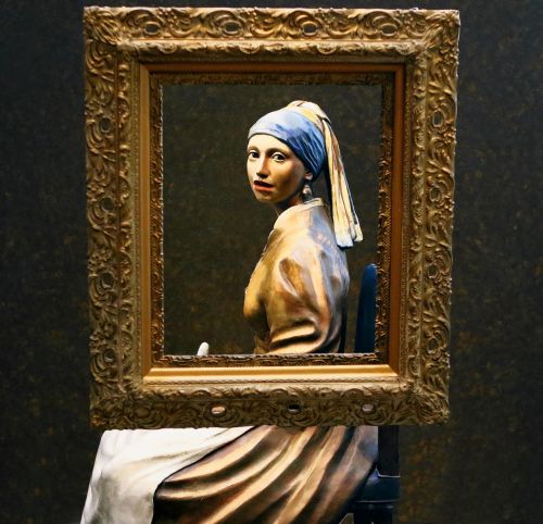 sculpture statue vermeer