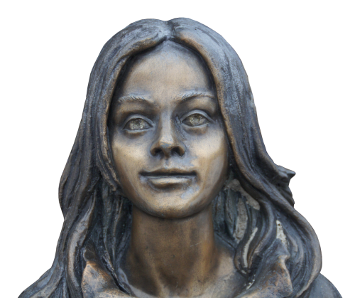 sculpture portrait girl