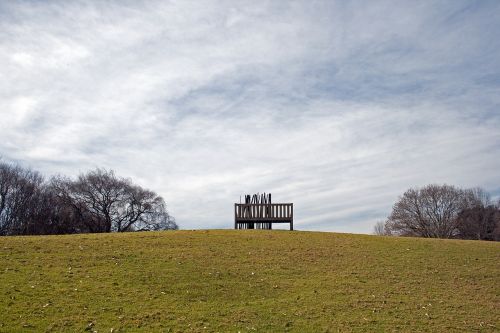 sculpture bench art