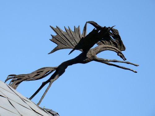 sculpture the horse metal horse