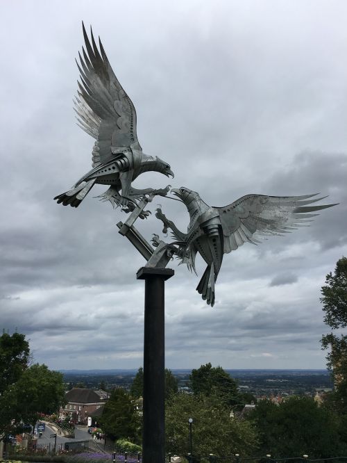 sculpture birds malvern