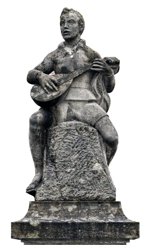 sculpture statue mandolin