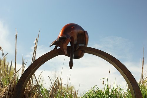 sculpture  fox  arch