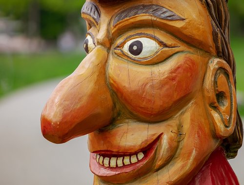 sculpture  wood  face