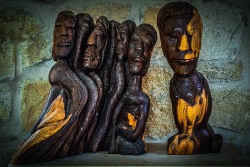 sculpture  wooden  art