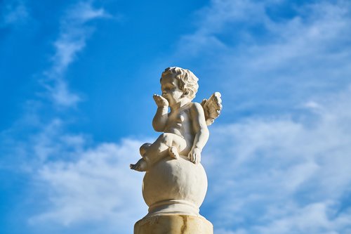 sculpture  angel  stone