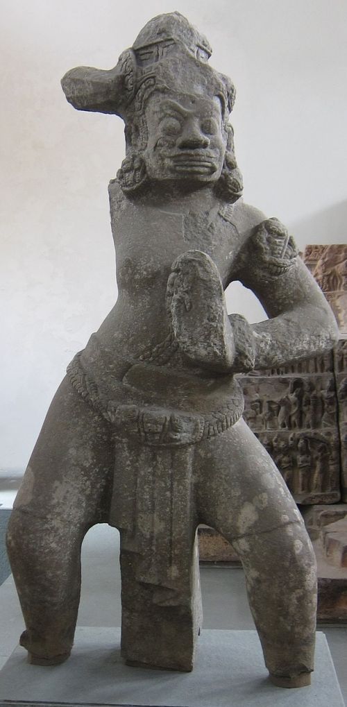 sculpture demigod guarding