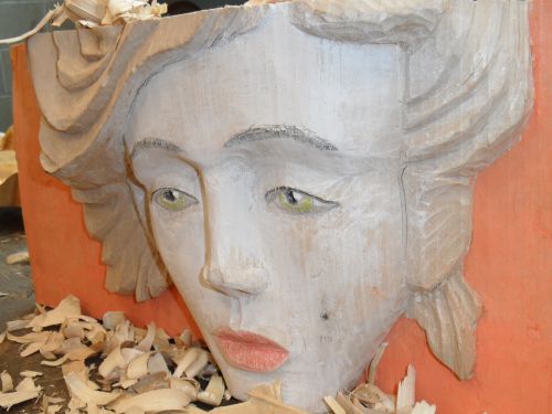 sculpture face female