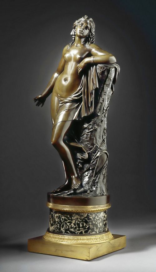 sculpture cleopatra bronze