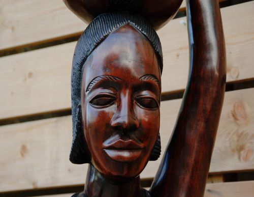 sculpture africa woman