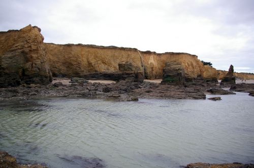 sea brittany rock