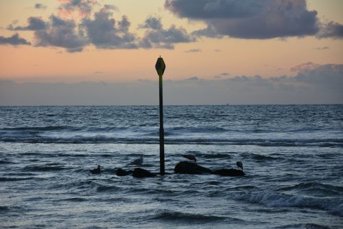 sea beach sunset