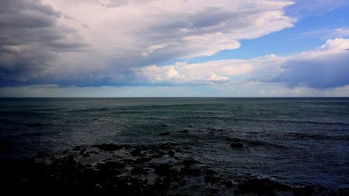 sea clouds storm