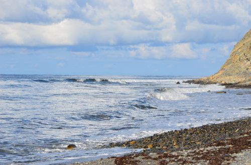 sea wave stones