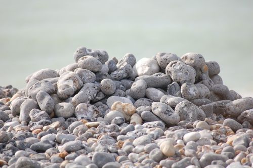 stone beach round stone