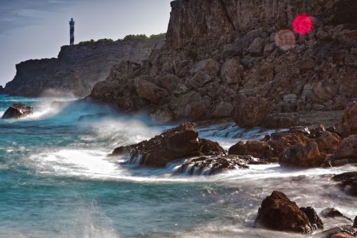 sea lighthouse surf