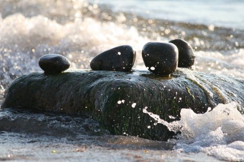 sea rocks water