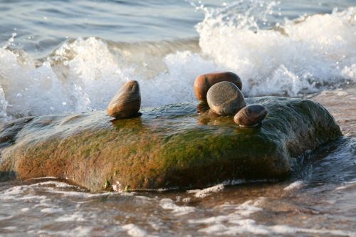 sea rocks water