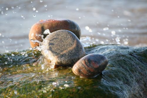 sea rocks water