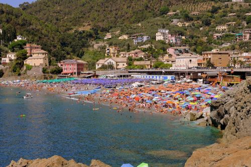 sea umbrellas beach