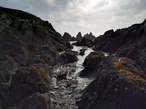 sea rocks coast