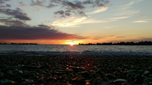 sea beach sunset