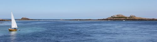 sea boat panoramic