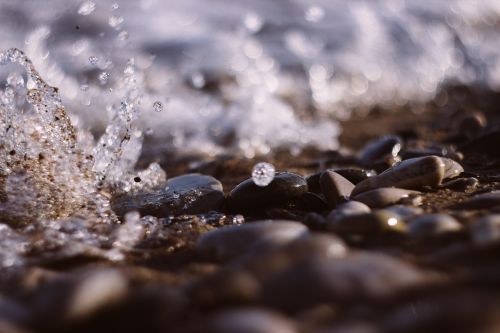 sea stones water