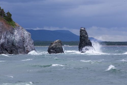 sea rock cliff