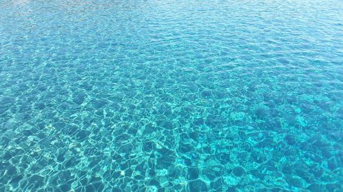 sea crete blue