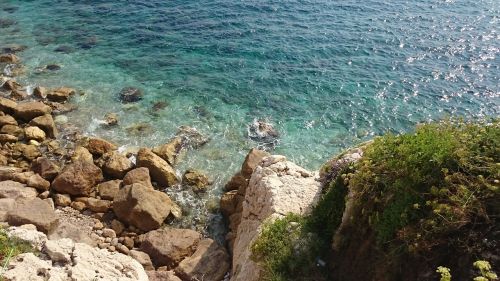 sea coast stones