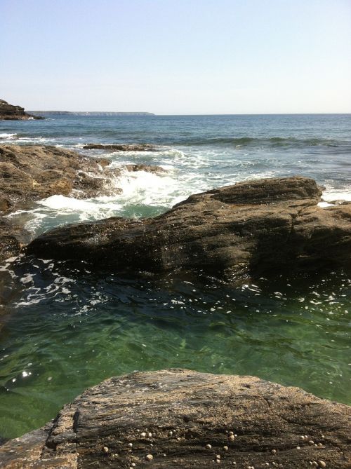 sea rocks coastline