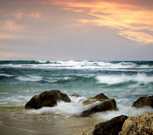 sea stones wave