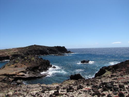 sea water cliff