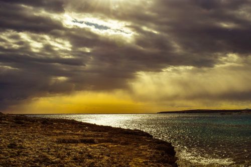 sea storm clouds