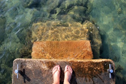 sea water feet